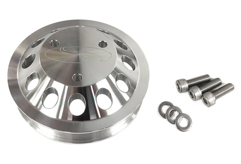 Steeda Mustang GT/BOSS 302 Billet 3 Bolt Water Pump Pulley 5.0L/5.2L GT350 (2011-2022)