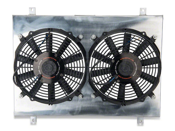 Mishimoto Dual High Flow 12 in. Fans w/ Aluminum Shroud (79-93 5.0L)