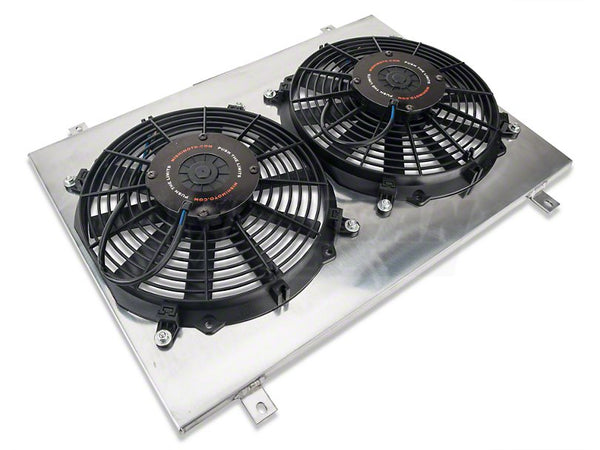 Mishimoto Dual High Flow 12 in. Fans w/ Aluminum Shroud (79-93 5.0L)