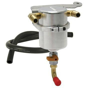 Moroso Air-Oil Separator Kit Catch Can, Large Body, Ford Mustang GT, (2011-2014)