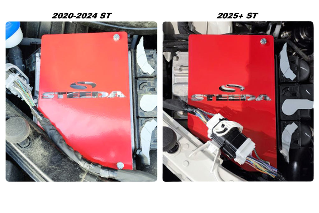 Steeda Explorer ECU Cover - Red (2020-2025)