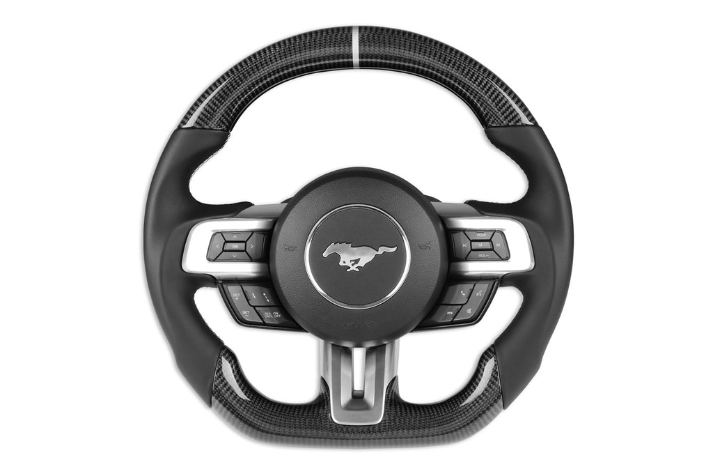 Drake Mustang Carbon Fiber Steering Wheel (2018-2022)