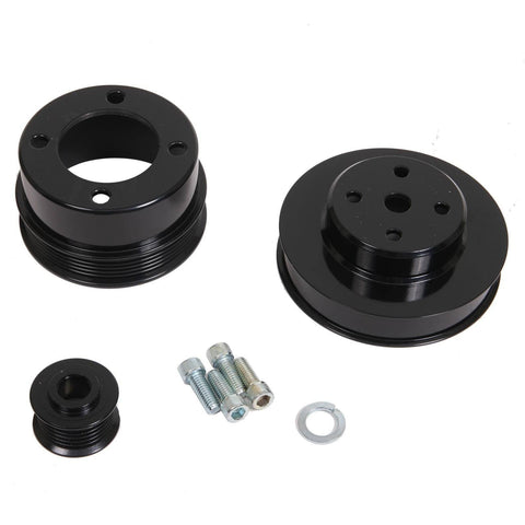 Steel Underdrive Pulley Set (Black)