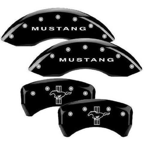 Caliper Covers, Black (Front/Rear Set)