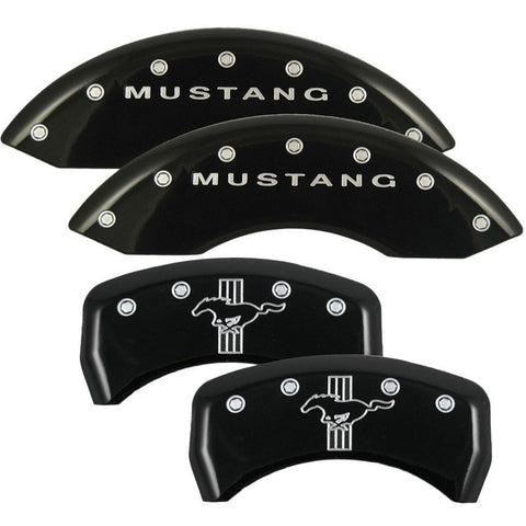 Caliper Covers, Black (Front/Rear Set)