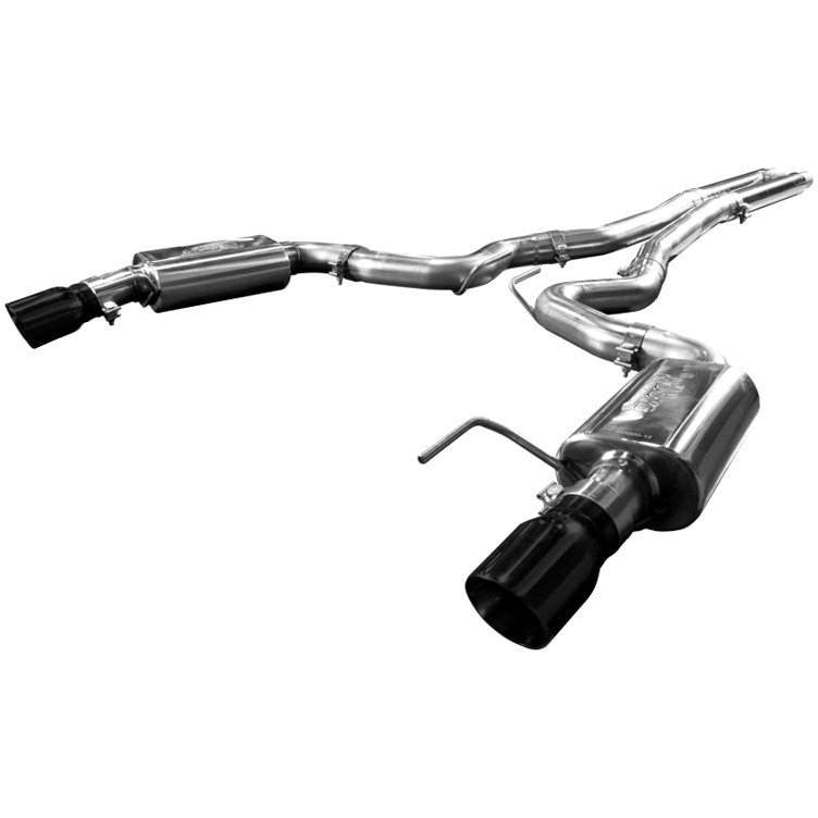 2015+ CAT BACK EXHAUST W/ H-PIPE & BLACK TIPS
