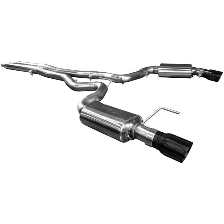 2015+ CAT BACK EXHAUST W/ H-PIPE & BLACK TIPS