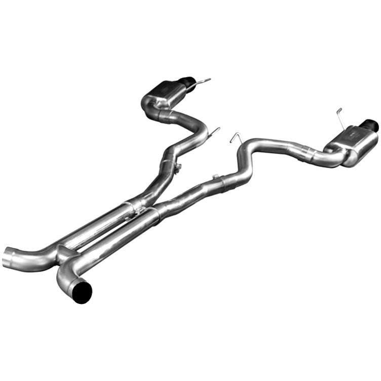 2015+ EXHAUST SYSTEM W/ H-PIPE & BLACK TIPS