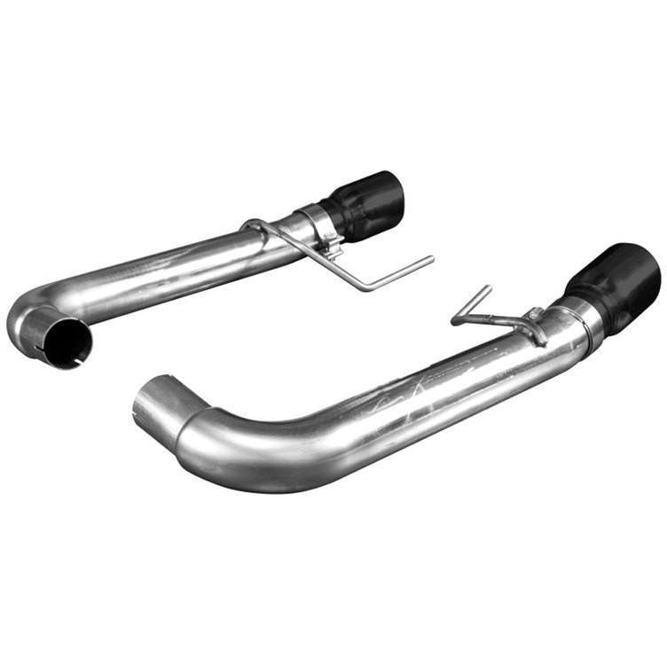 2015+ OEM X 3" AXLE BACK EXHAUST W/ BLACK TIPS - Fastback