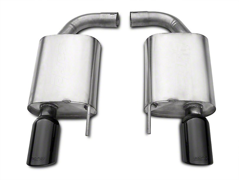 Borla Stinger S-Type 2.5 in. Axle-Back Exhaust - Black Tips