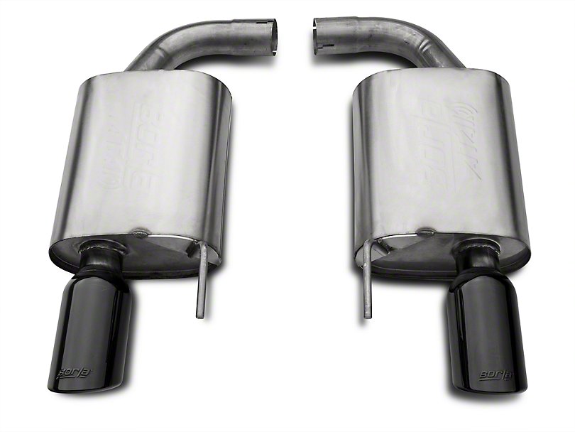 Borla ATAK 2.5 in. Axle-Back Exhaust - Black Tips