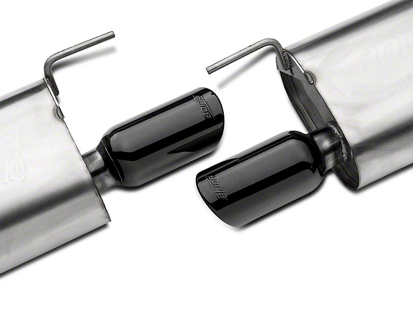 Borla ATAK 2.5 in. Axle-Back Exhaust - Black Tips