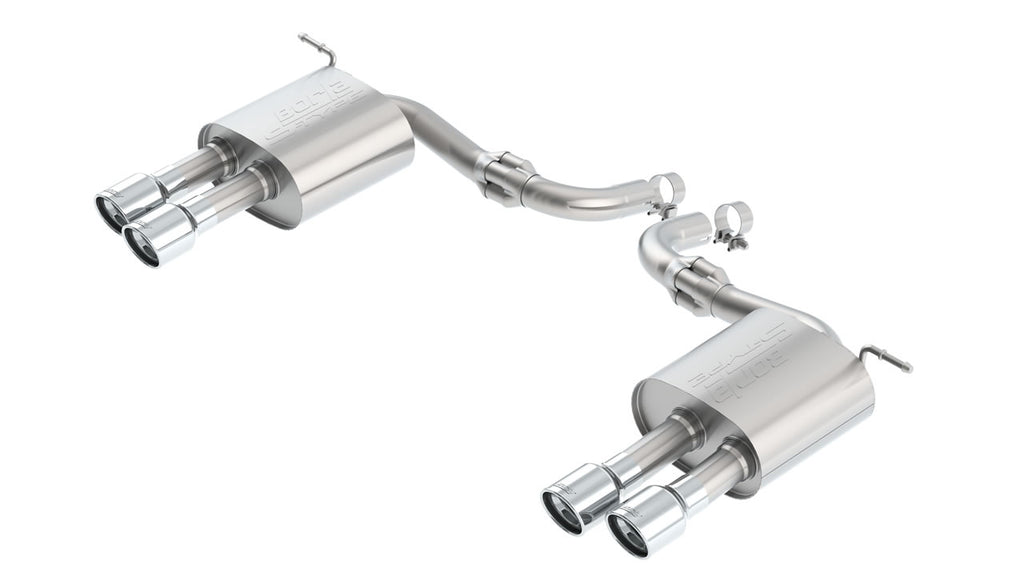 Borla Fusion Sport S-Type Quad-Tip Axle-Back Exhaust 2.25" (2017-2019)