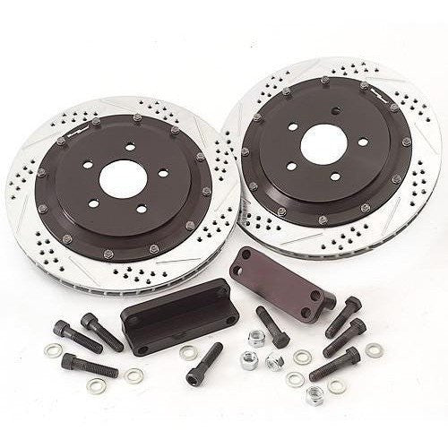 Eradispeed Brake Rotors (Rear 14") Wheel fitment is based on 2005-2014 stock models. Wheel fitment may vary on specialty models. Check link and use template prior to purchase. https://baer.com/14-Rear-EradiSpeed-1-Rotor-Upgrade-2262019.html