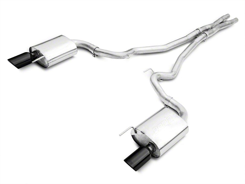 Borla Stinger S-Type 2.5in. Cat-Back Exhaust - Black Tips