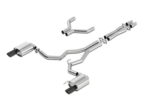 Borla Stinger S-Type 3 in. Cat-Back Exhaust - Black Tip