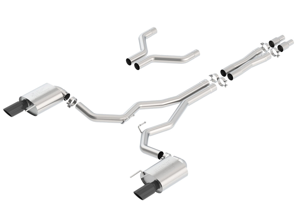 Borla ATAK Cat-Back Exhaust w/ Black Chrome Tips
