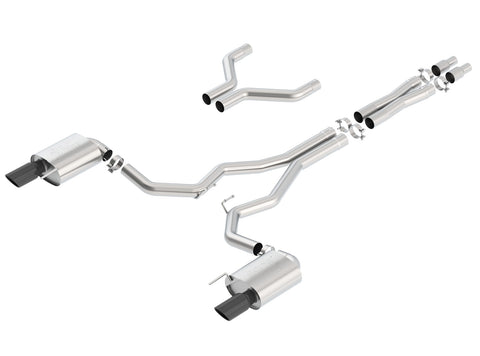 Borla ATAK Cat-Back Exhaust w/ Black Chrome Tips