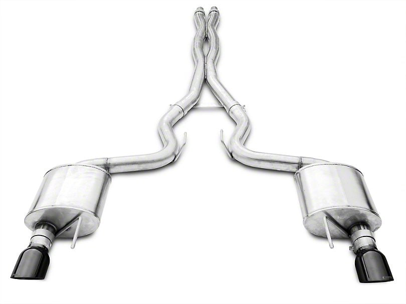 Corsa Xtreme Cat-Back Exhaust - Black Tips