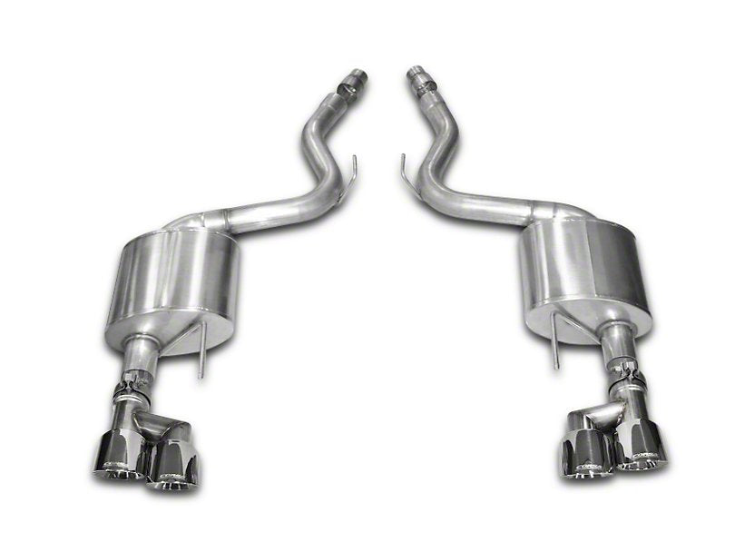Corsa Sport 3 in. Axle-back Exhaust - Polished Quad Tips