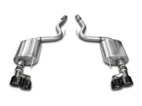 Corsa Touring 3 in. Axle-Back Exhaust - Black Quad Tips