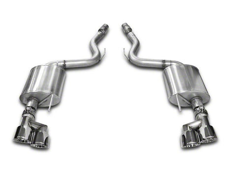 Corsa Touring 3 in. Axle-Back Exhaust - Polished Quad Tips
