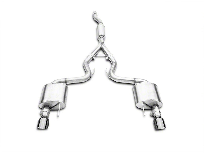 Corsa Sport Cat-Back Exhaust - Black Tips