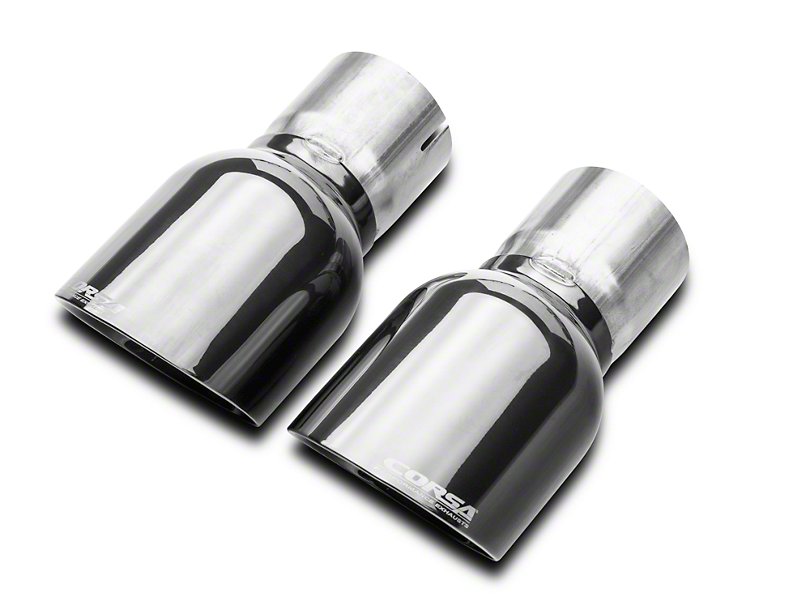 Corsa Sport Cat-Back Exhaust - Black Tips