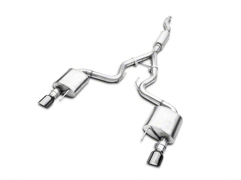 Corsa Sport Cat-Back Exhaust - Black Tips