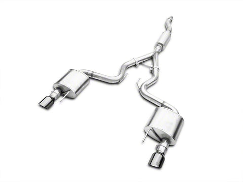 Corsa Sport Cat-Back Exhaust - Black Tips