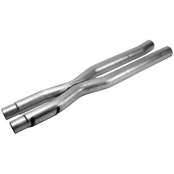 2015-17 Mustang 5.0 GT High Flow Resonator Delete X pipe (To Fit Factory Exhaust)