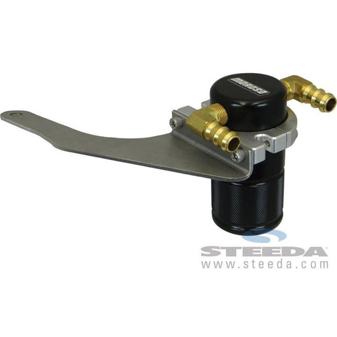 S550 Mustang GT Small Body Black Air Oil Separator