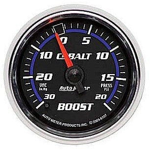 Boost Gauge (Cobalt 20PSI/30 IN 2 1/16 Mechanical)