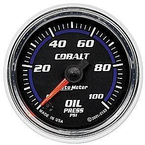 Cobalt Electric Oil Pressure Gauge