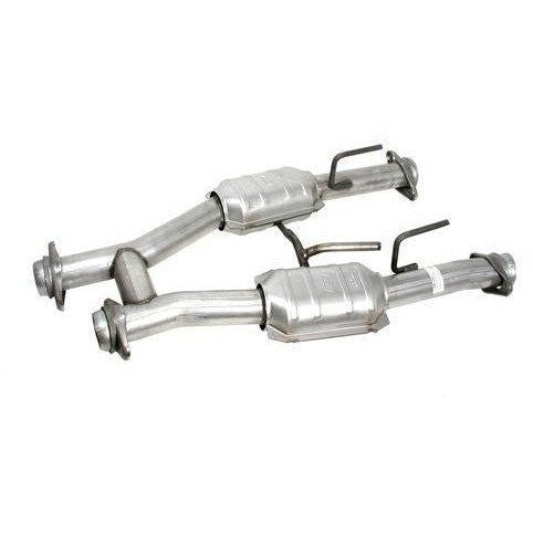 Short H-Pipe For Longtube Headers w Catalytic Converters