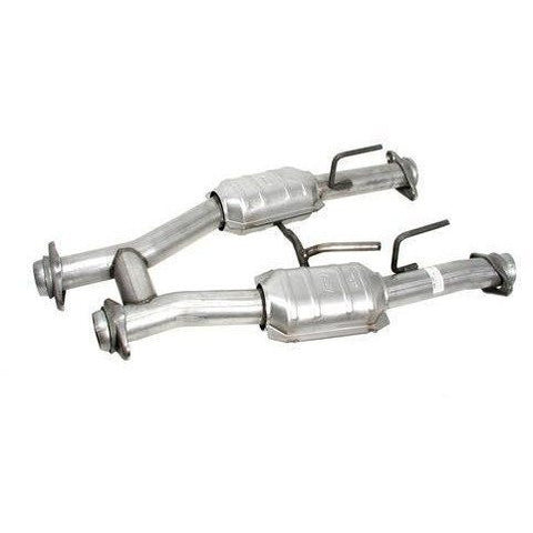 Short H-Pipe For Longtube Headers w Catalytic Converters