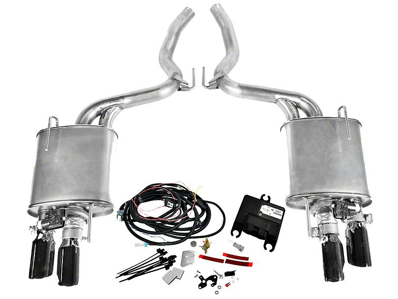 Roush Quad Tip Active Axle-Back Exhaust