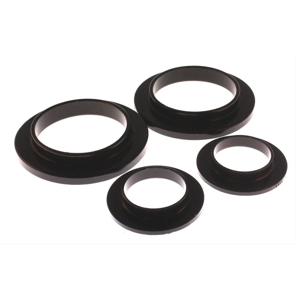 Polyurethane Rear Spring Isolators (Black)