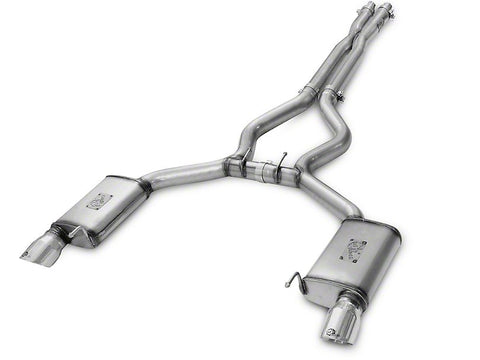 AFE Mach Force-XP 3 in. Cat-Back Exhaust w/ X-Pipe - Polished Tips