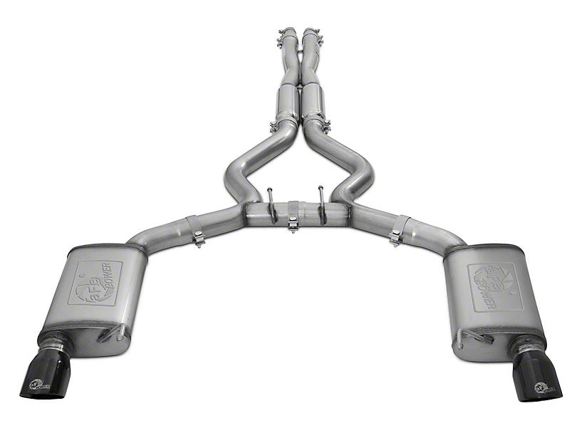 AFE Mach Force XP 3 in. Cat-Back Exhaust w/ Black Tips - Sport Tone