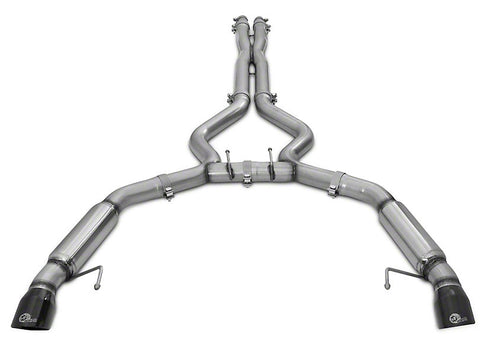 AFE Mach Force XP 3 in. Cat-Back Exhaust w/ Black Tips - Aggressive Tone