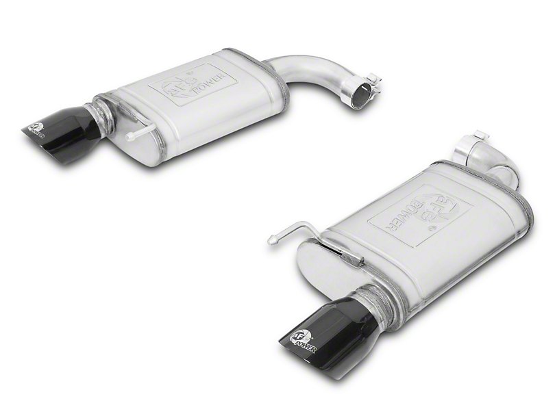 AFE MACH Force XP 2.5 in. Axle-Back Exhaust w/ Black Tips