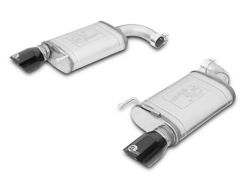 AFE MACH Force XP 2.5 in. Axle-Back Exhaust w/ Black Tips