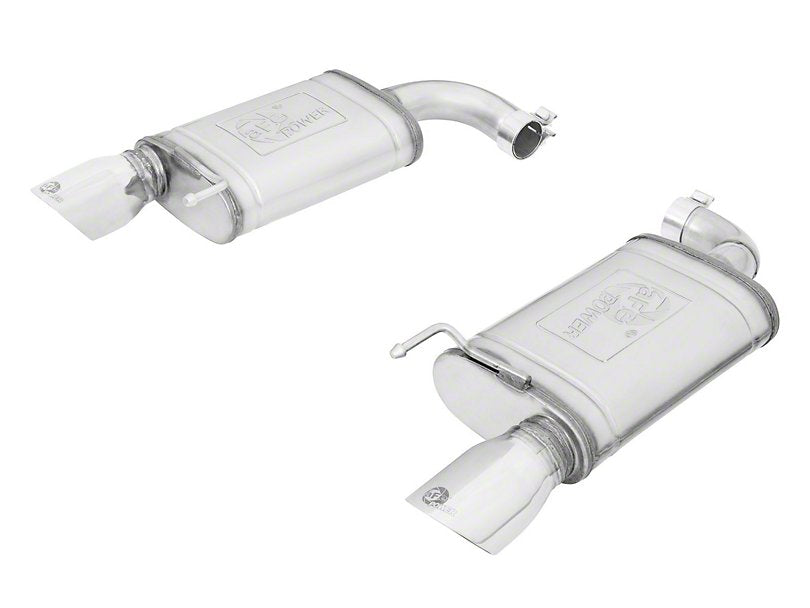 AFE MACH Force XP 2.5 in. Axle-Back Exhaust w/ Polished Tips