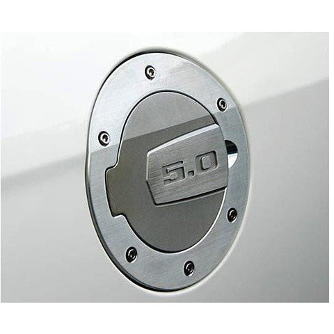 Billet Fuel Door (5.0 Logo Triple Chrome Plate)