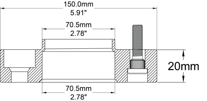 Coyote Wheel Spacers (20MM) set of 2 (94-14)