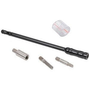 Universal Short Antenna (12 Inch Length, Black)