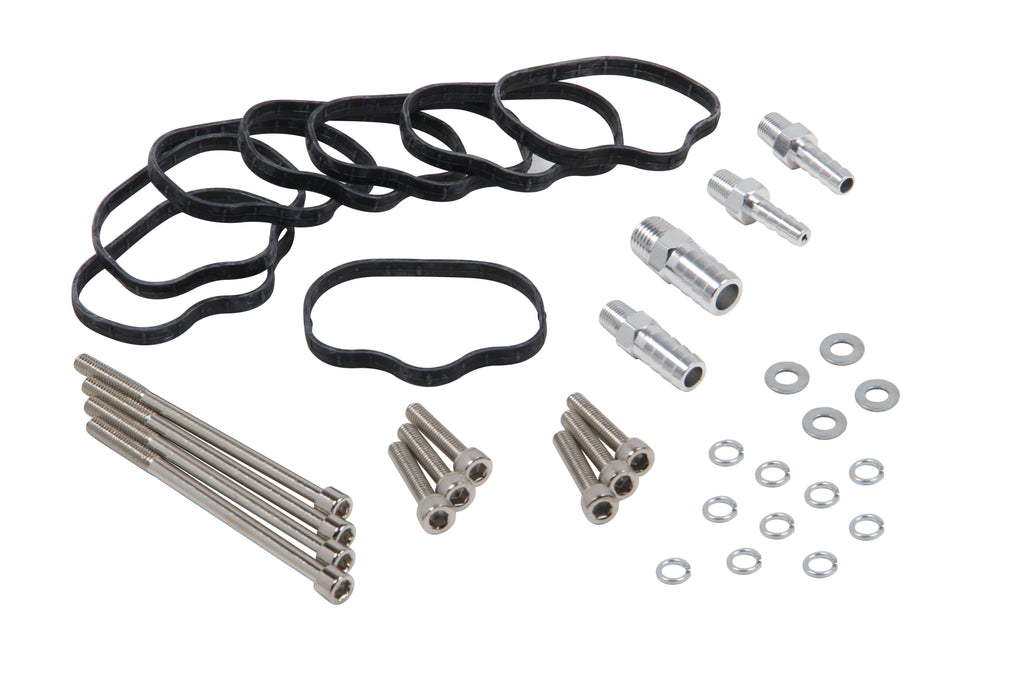 SNIPER EFI FABRICATED RACE SERIES INTAKE MANIFOLD - 2011-14 FORD 5.0L COYOTE - SILVER