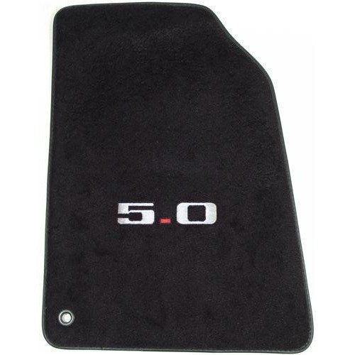 Black Floor Mats (With 5.0L Logo)