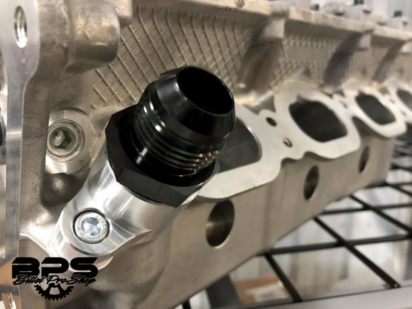 BPS Front Cylinder Head Coolant Adapters (2011-2020 Mustang)
